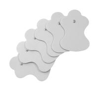 GALPADA 6 pièces Électrodes Massage Professionnel Non Tissées Auto Adhésives pour Dos Cou Épaules Genoux Relaxants sans Irritation Peau