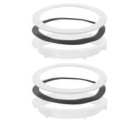 GALPADA 6 Pièces Ensemble de Crépine D'évier Cuisine avec Joint en Caoutchouc et Plastique, Étanchéité pour Évier Cuisine et Bac à Légumes, Accessoire Polyvalent Plomberie