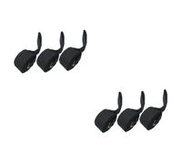 GALPADA 6 Pièces Fixation de Porte pour Bandes de Résistance Fitness Fixation Solide et Protectrice pour Entraînement à Domicile Compatible avec Bandes Élastiques et Sangles de Musculation