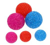 GALPADA 6 pièces Jouets Interactifs pour Chats Balle Plastique avec Clochettes pour Chatons et Chats Balle Exercice Ludique pour Stimuler la Chasse et Activité Couleur Aléatoire