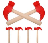 GALPADA 6 Pièces Jouets Marteau Montessori Bois pour Garçon Fille Outils de Martelage Simulés Sécurisés Petits Marteaux pour Bricolage Jeux Anniversaire et Activités Créatives