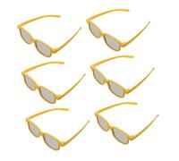 GALPADA 6 pièces Lot de Lunettes Plastiques Garçon Fille pour Cinéma et Divertissement Légères Durables et Confortables pour Visionnage Vidéo et Jeux Maison