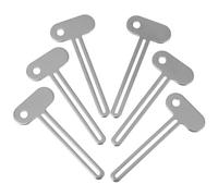 GALPADA 6 pièces Presseur Tube Dentifrice Métal Outil Videur Polyvalent pour Dentifrice Colle Crèmes Design Facile à Utiliser pour Toute la Famille
