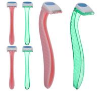 GALPADA 6 Pièces Rasoir pour Femmes Rasoir pour Cheveux et Corps Intime pour Bras et Jambes Lot de Épilation sans Irritation