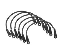 GALPADA 6 pièces Supports de Poche pour Table de Billard Lot de Plastique Noir Accessoires de Filet pour Panier Faciles à Installer et Compatibles avec Tables de Billard Standard