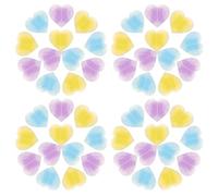 GALPADA 60 Pièces Perles à Rayons en Plastique Forme Cœur pour Roues de Vélo, Accessoires Créatifs pour Garçons et Filles, Installation Facile, Sécurité Améliorée sur Routes de Campagne