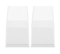 GALPADA 64, Petite Boîte Anti-poussière 106x46x46 Mm, Socle Blanc, Protection et Présentation pour Collection