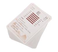 GALPADA 64 Pièces I Ching Gua Pai Noeud du Nouvel an Chinois Monnaies Chinoises Anciennes Chinois Outils divinatoires Carte Chinoise Cartes d'animaux Je Ching Livre Papier