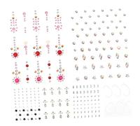 GALPADA 6feuilles Lot Autocollants Pour Maquillage Visage Corps Décalcomanies Pour Artisanat Et Occasions Spéciales