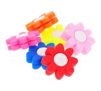 GALPADA 6pièces Amortisseurs de Vibrations Silicone Forme Fleur pour Raquette de Tennis Absorbeurs de Chocs Portables Petits Antivibrateurs Colorés pour Entraînement et Couleur Aléatoire