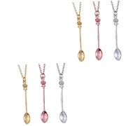 GALPADA 6pièces Collier Pendentif Couronne Pour Femmes Chaîne De Clavicule Élégante Et Accessoire De Mode Pour Occasions Spéciales