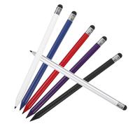 GALPADA 6pièces Lot de Stylets pour Tablettes et Téléphones Stylets Double Usage pour Écran Tactile Précision pour Écrire Dessiner et Jouer