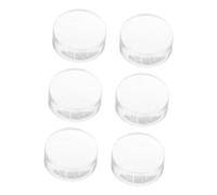GALPADA 6pièces Têtes De Tampon Silicone Pour Nail Art Rechange Pour Estampage Vernis Ongles Outils Manucure Pratiques Pour Salon Et Usage Domestique