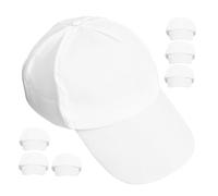 GALPADA 7 pièces Casquettes Baseball Garçon Fille Coton Réglables Visière Peinte Main pour Activités Artistiques et Famille