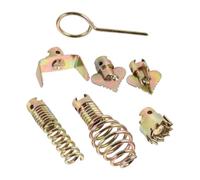 GALPADA 7 Pièces Kit Têtes Coupe-drain Embouts pour Déboucheur Électrique Outil pour Éliminer Bouchons Évier Toilettes et Bassin Nettoyage Canalisation Facile