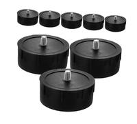 GALPADA 8 Pièces Accessoires pour DIY Bouchons de Tube Plastique avec Vis de Réparation pour Cadre Escalade Protection Sécurisée et Fixation Stable
