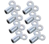 GALPADA 8 pièces Clé de Purgeur de Radiateur Outil de Plomberie Carré pour Radiateurs Clé Polyvalente pour Chauffage Systèmes de Tuyauterie