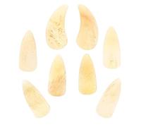 GALPADA 8 pièces Guzheng Protective Finger Picks For Beginners Moderate Hardness Comfortable Fit Lightweight Nail Covers For Guzheng Supplies