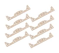 GALPADA 8 Pièces Miniature Dollhouse Screen Model Unfinished Wooden Japanese Style Divider Panels for Doll House Decor Easy to Assemble and Paint Compatible with Various Scales Creative