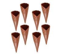 GALPADA 8 pièces Modèles Simulés de Cornets de Glace pour DIY Jouets PVC Réalistes et Ludiques pour Photographie et Éducation