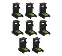 GALPADA 8 Pièces Outil de Recharge D’Encre pour Cartouches Jet D’Encre, | Clip à Ventouse Réutilisable, Compatible Imprimantes et Cartouches, Usage Bureau Maison, Classes