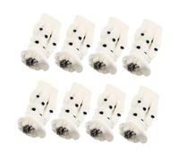 GALPADA 8 Pièces Pet Leg Socks for Dogs Knitted Dog Leg Protectors with Urine Barrier Comfortable Non Slip Foot Covers for Small Puppies Outdoor Dirt and Paw Cleaner