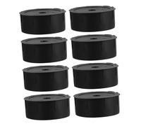 GALPADA 8 Pièces Plugs de Remplacement pour Plastique Noir Accessoires DIY pour Réparation et Extension de Grattoir Installation Facile