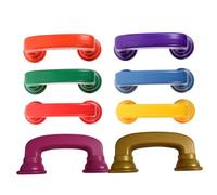 GALPADA 8 Pièces Téléphone Plastique Abs pour Garçon Fille Éducatif Écoute à Murmure Léger et Résistant Développement Motricité Fine Imagination pour Tout-Petits