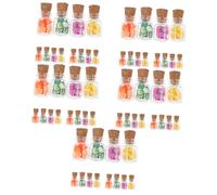 GALPADA 80 Ensembles Bocaux Miniatures de Fruits Falsifiés de Jars Verre pour Maison de Poupée Décoration et Éducative avec Tranches de Citron et Pitaya