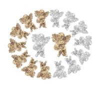 GALPADA 80 pièces Charms Ongles Manucure Vintage Baroque Anges Relief Ornements DIY Décorations Nail Art Femmes