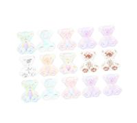 GALPADA 80 pièces Décorations Ongles Résine Ours Cartoon Accessoires DIY Manucure Unique Petite Pratique