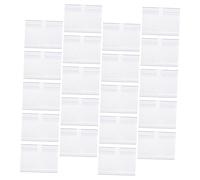 GALPADA 80 pièces Support Détiquette Prix PVC Transparent Porte Étiquette Robuste pour Affichage Magasin Clips pour Rayonnage Filaire Lot de Adapté Supermarchés et Commerces