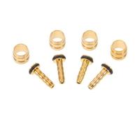 GALPADA 8ensemble Kit Olives Frein Vtt et Connecteurs Insertion Tête Cuivre Hydraulique pour Durite Frein à Disque Vélo Tout-terrain Compatible Divers Modèles Étanchéité Renforcée