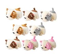 GALPADA 8pièces Huit Porte-clés Peluche Résistants à Usure Pendentifs Décoratifs Pour Accessoires Pour Clés Et à