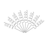 GALPADA 8pièces Tuteurs De Plantes Spirale Supports pour Tige De Plante Cadre De Support pour Fleur pour Orchidées Cactus Et Grimpantes