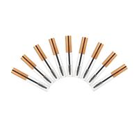 GALPADA 9 Pièces Flacon de Mascara Transparent 10ml en Plastique avec | Bouchon Fileté, Corps Rond Gradué, Visibilité Claire, Usage Maison et Voyage, Contrôle D’une Main