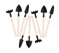 GALPADA 9 Pièces Mini Garden Phel Outil De Jardin en Transplatement Outils De Plantation De Fleurs Mini Outils Succulents Mini Râteau De Plantation De Jardin Fourche De Jardin Kaki Métal