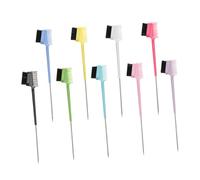 GALPADA 9 Pièces Peigne à Sourcils et Cils Double Tête Portable Brosse Précise pour Maquillage Séparation des Cils et Application de Outil pour Retouche Rapide