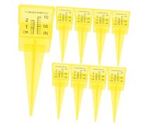 GALPADA 9 Pièces Pluviomètre Extérieur avec Large Goulot Outil de Mesure Eau de Pluie Compact pour Jardin Pelouse et Arrosage