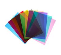 GALPADA 9pièces Lot de Filtres De Gel De Couleur pour Flash Stroboscopique Correction des Couleurs Utilisation Photographie Vidéo Et Théâtre