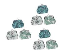 GALPADA 9pièces Set Pochettes Vintage à Motif De Palmier Tropicale pour Garçon Fille Et Femmes pour Usage Petit Format pour Et Clés