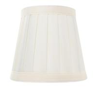 GALPADA Abat-jour Cylindrique Plissé en Tissu Beige Clair, Accessoire de Lampe pour Lustre et Applique Murale, Petit Abat-jour Vintage Compatible pour Plafonnier et Décoration Intérieure
