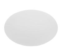 GALPADA Abat-jour Diffuseur de Lumière Douce Forme Ovale Plate 150mm en Verre Blanc Givré Suspendre ou Applique Murale pour Ambiance Chaleureuse Intérieure