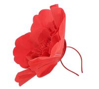 GALPADA Accessoire Cheveux Femme Rouge Barrette Fleur Large Confortable et Sécurisée pour Fêtes et Photos Élégantes