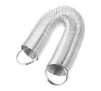 GALPADA Accessoire de Clôture Électrique pour Animaux en Acier Galvanisé Argenté, Ressort Robuste 32x5x5 Cm, Résistant aux Conditions Extérieures, pour Gestion de Pâturages et Élevages