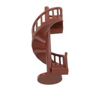 GALPADA Accessoire de Terrarium pour Araignées Sautantes Support Magnétique Escalier Rotatif Duplex et Pla Marron pour Économies D'espace