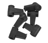 GALPADA Accessoires de Cerf-Volant en Plastique Noir 6 Pièces pour Montage Facile et Stabilité Renforcée, Connecteurs pour Cadre de Cerf-Volant Acrobatique en Extérieur