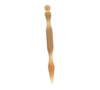 GALPADA Acupuncture Massage Pen Double Headed Natural Ox Horn Tool For Ear Facial Meridian Stimulation Portable Muscle Trigger Point Massager For Relaxation And Therapy