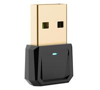 GALPADA Adaptateur Audio Multimédia USB sans Fil 5.0 Compact Noir | Abs, Indicateur Led, Mémoire D’appairage Automatique, Interface Métal, pour Bureau et Salle de Conférence