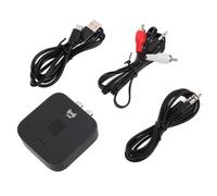 GALPADA Adaptateur Audio sans Fil NFC Portable en Abs pour Voiture et Bureau Connectivité 3.5mm RCA et Portée ≤10m Compatible Dc5v